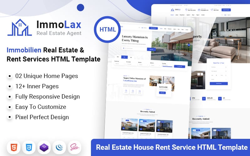 Immolax - Real Estate Sale Rental Agency Services HTML Template Immolax - Real Estate Sale Rental Agency Services HTML Template