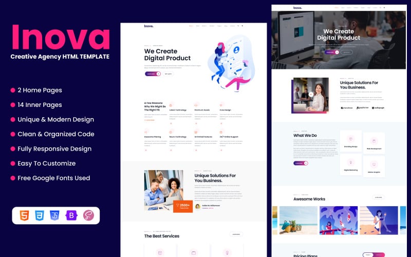 Inova - Creative Agency HTML Template Inova - Creative Agency HTML Template