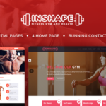 InShape: Gym, Body Building, Fitness Website Template