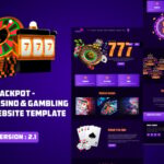Jackpot - is unique and user-friendly Casino & Gambling HTML Template