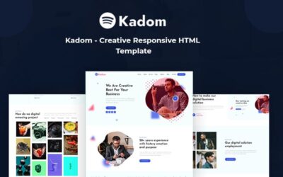 Kadom - Creative Responsive Website Template