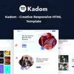 Kadom – Creative Responsive Website Template