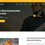 Koncrete  Construction Services Html Template
