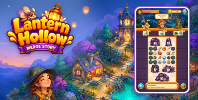 Lantern Hollow: Merge | HTML5 Valley Relighting Game