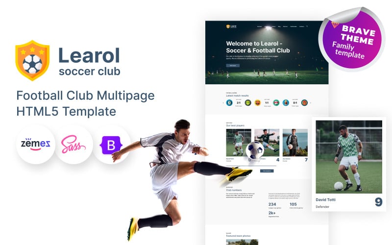 Learol - Football Club HTML5 Website Template Learol - Football Club HTML5 Website Template