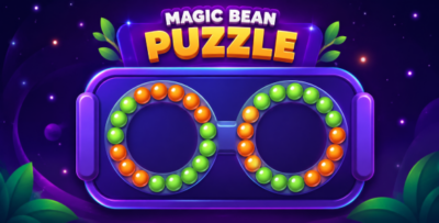 Magic Bean Puzzle | HTML5 Rotating Dual-Loop Logic Game