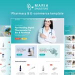 Maria - Pharmacy and E-commerce Html5 Template