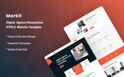 Markit - Digital Agency Responsive Website Template