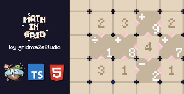 Math in Grid | HTML5 Game - Phaser 4 Math in Grid | HTML5 Game - Phaser 4