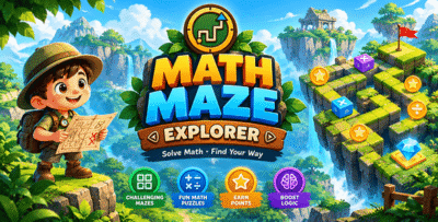 Math Maze Explorer | HTML5 Educational Game