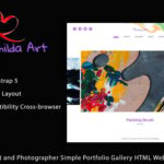Mathilda - Artist and Photographer Simple Portfolio Gallery HTML Website Template