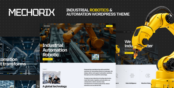 Mechorix - Industrial Robotics & Automation WordPress Theme Mechorix - Industrial Robotics & Automation WordPress Theme