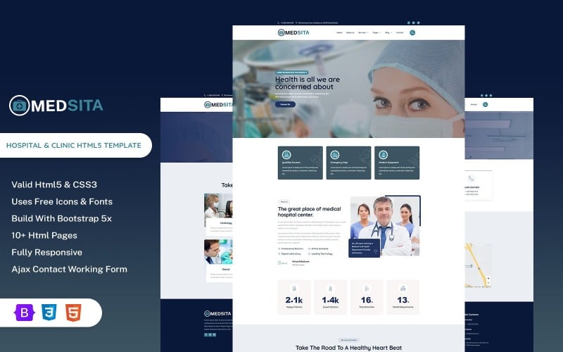 Medsita - Hospital & Clinic HTML5 Template Medsita - Hospital & Clinic HTML5 Template