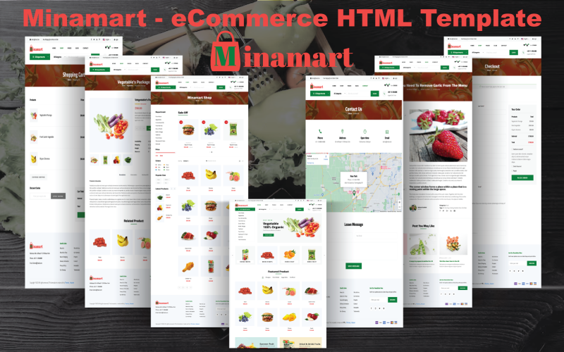 Minamart - eCommerce HTML Template Minamart - eCommerce HTML Template