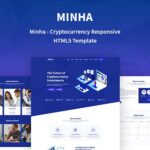 Minha - Cryptocurrency Responsive Website Template