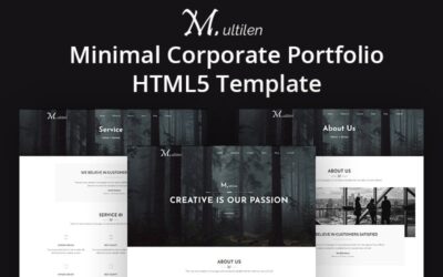 Minimal Corporate Portfolio HTML5 Template