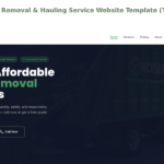 Modern Junk Removal & Hauling Service Website Template (Tailwind CSS)