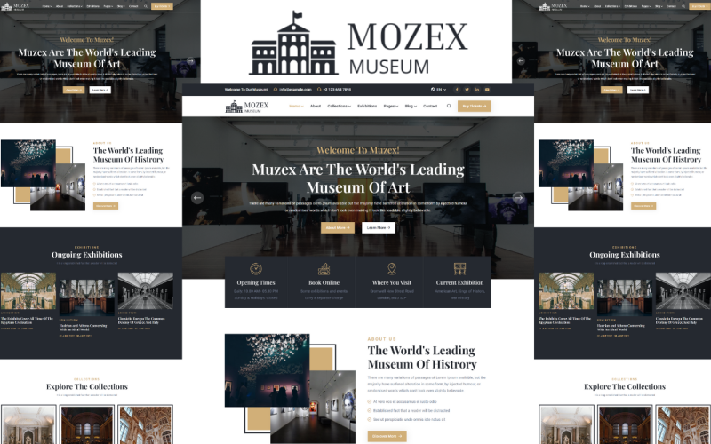 Mozex - Museum and Artists HTML5 Template Mozex - Museum and Artists HTML5 Template