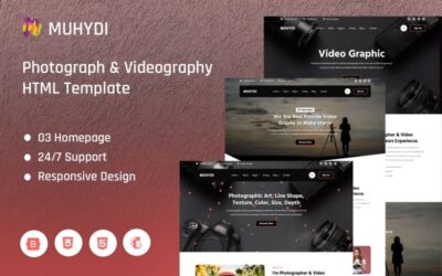 Muydi -Photograph & Videography HTML Website Template