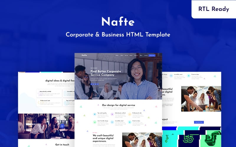 Nafte – Corporate Business Website Template Nafte – Corporate Business Website Template