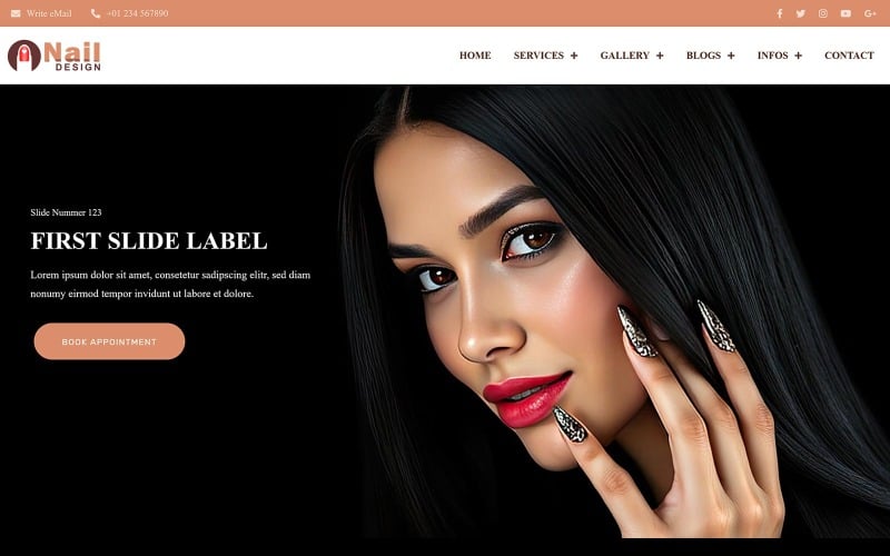 Nail Design - Bootstrap Studio Projekt - Bootstrap V5 - HTML CSS Template Nail Design - Bootstrap Studio Projekt - Bootstrap V5 - HTML CSS Template