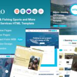 Naturo - Hunting Fishing Outdoor Hobby Services HTML Template
