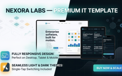 Nexora Labs — Premium Enterprise IT | SaaS Multipage HTML Template