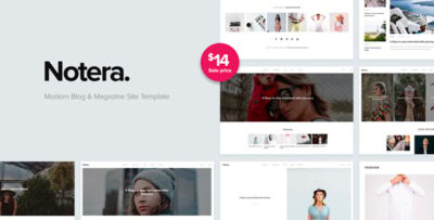 Notera - Modern Blog & Magazine HTML5 Site Template