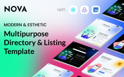NOVA | Multipurpose Listing Directory Theme | React Template