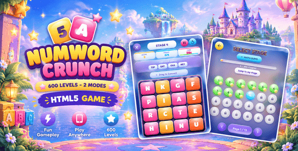 NumWord Crunch | HTML5 Math & Word Search Game NumWord Crunch | HTML5 Math & Word Search Game