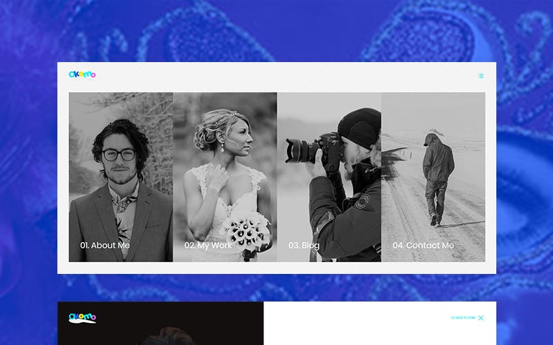 Okomo - Creative Portfolio Website Template Okomo - Creative Portfolio Website Template