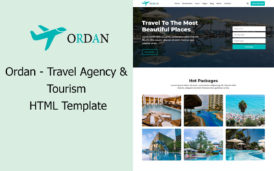 Ordan - Travel Agency & Tourism HTML Template