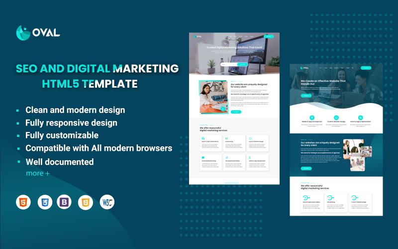 Oval - SEO and Digital Marketing HTML5 Template Oval - SEO and Digital Marketing HTML5 Template
