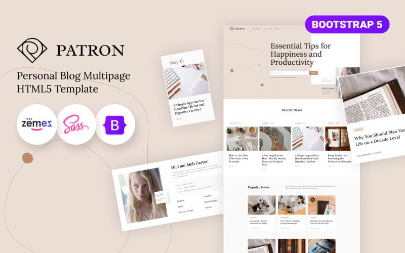 Patron - Publishing Company HTML5 Template Patron - Publishing Company HTML5 Template