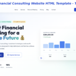 Personal Financial Consulting Website HTML Template - Tailwind CSS