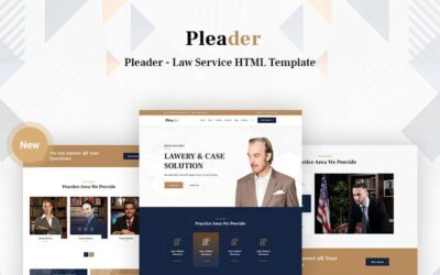 Pleader - Law Service Website Template