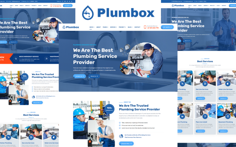 Plumbox - Plumbing Services HTML5 Template Plumbox - Plumbing Services HTML5 Template