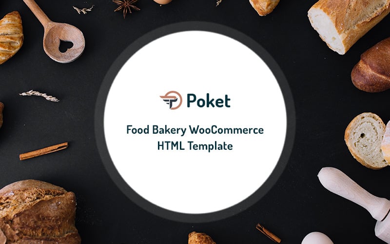 Poket - Food Bakery Website Template Poket - Food Bakery Website Template