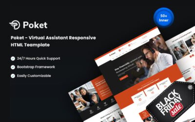 Poket - Virtual Assistant Responsive Website Template