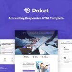 Poket – Accounting Responsive Website Template