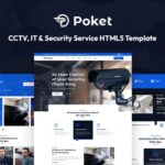 Poket – CCTV and Security Responsive Website Template