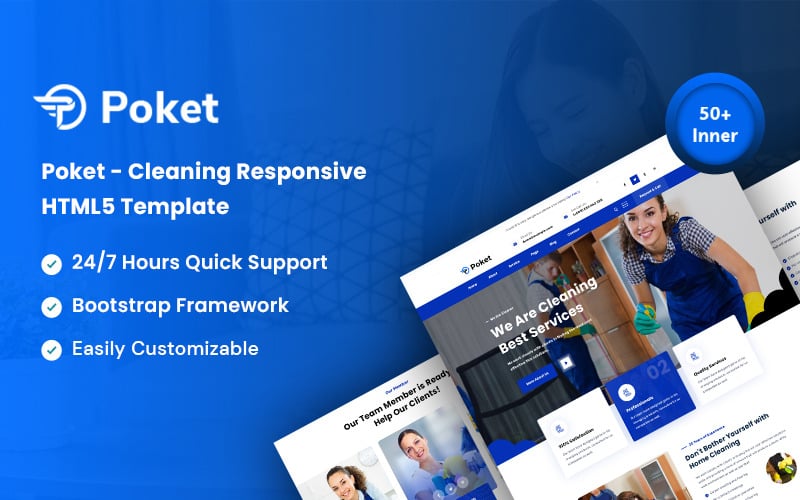 Poket – Cleaner Responsive Website Template Poket – Cleaner Responsive Website Template