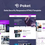 Poket – Data Security Responsive Website Template