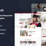 Poket – Education Online Responsive Website Template