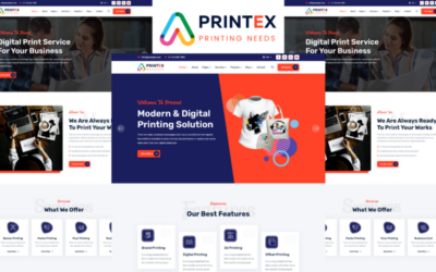 Printex - Printing Services Company HTML5 Template
