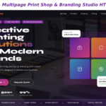 Printify Pro – Multipage Print Shop & Branding Studio HTML Template