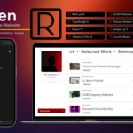 Raden — Personal Portfolio Website Template | Next.js 15 + Tailwind CSS v4