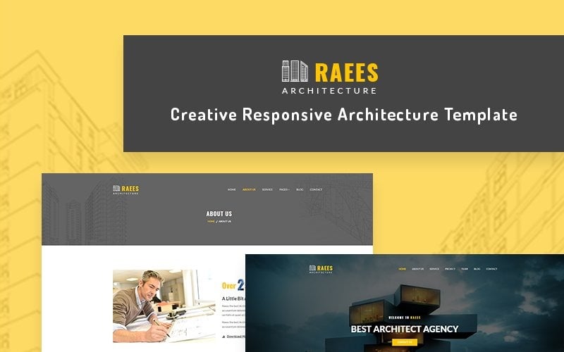 Raees - Responsive Architecture / Architect Website Template Raees - Responsive Architecture / Architect Website Template
