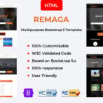 Remaga - Multipurpose Blog HTML5 Template