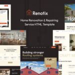 Renotix | Home Renovation & Repairing Services HTML Template.